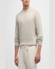 Men's Mouline Cashmere Crewneck Sweater