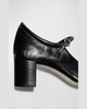 Aline Leather Mary Jane Pumps