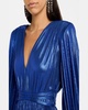 Zoe Side-Slit Deep V-Neck Gown