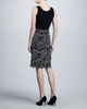 Sleeveless Shimmer Jacquard Ballgown