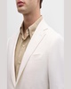Men's Textured Silk Blazer