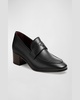 Leather Flat Loafers