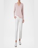 V-Neck Cashmere-Silk Sweater