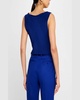 Scoop-Neck Silk Charmeuse Tank