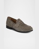 Men's Silas Suede Penny Loafers