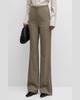 Prince Straight-Leg Plaid Houndstooth Trousers