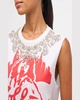 Micah Embellished Graphic Muscle Tank 