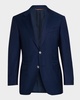 Men's Solid 150s Wool Twill Blazer