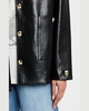 Luca Leather Shirt Jacket 