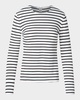 Sailor Striped Long-Sleeve Viscose Jersey Top