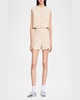 Mimo Decorative Tweed Shorts