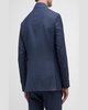 Men's Textured Super 130s Wool Suit