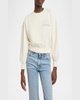 Amiri Starburst Crop Crewneck Sweatshirt