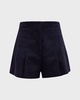 Bennett Pleated Wide-Leg Shorts