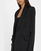 Double-Breasted Viscose Twill Blazer