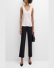 Cropped Kick-Flare Seasonless Wool Trousers