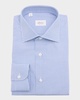 Men's Cotton Grid Check Dress Shirt