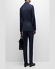 Men's Heathered Wool Two-Piece Suit