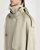 Light Cotton Short Trench Coat