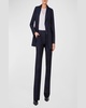 Alvina Blackwatch Seersucker Blazer Jacket