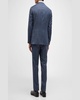 Men's 130s Wool Tonal Check Suit