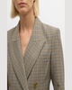 Chelsea Double-Breasted Plaid Blazer