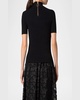 Fitted Knit Viscose-Blend Sweater