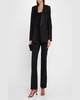 High-Rise Seasonless Wool Tuxedo Trousers