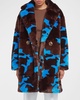 Jahaira Faux Fur Camo Coat 