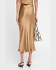 Bar Silk Slip Skirt 