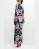 Winter Floral Betty Maxi Dress Coverup