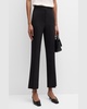 Cropped Kick-Flare Seasonless Wool Trousers