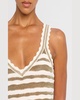 Binetto Stripe Knit Tank Top