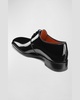 Men's Isogram Patent Leather Derby Shoes