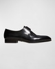 Men's Shiny Leather Dress Oxfords 