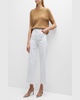 Saige High Rise Wide-Leg Crop Jeans 