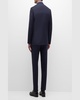 Men's Tonal Plaid Wool Suit