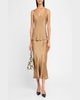 Bar Silk Slip Skirt 