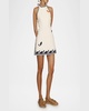 Marine Halter Mini Dress