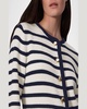 Nancy Stripe Wool Cardigan 