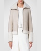 Yasha Reversible Shearling Short Jacket