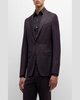 Men's Tonal Check 130s Wool Suit