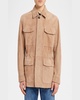 Men's Suede Field Jacket 