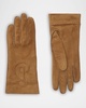 B Logo Suede Gloves 