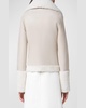 Yasha Reversible Shearling Short Jacket