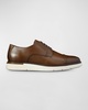 Men's Caleb Leather Cap-Toe Sneakers