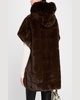 The Gloria Faux Fur Short Sleeve Vest