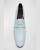 Leather Flat Penny Loafers