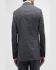Men's Tonal Striped Wool Suit