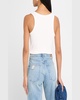 Alessia Ribbed Button Tank Top 